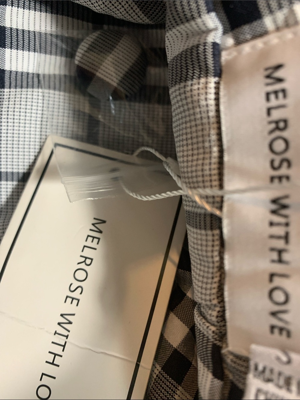 Black & White Checked Blazer